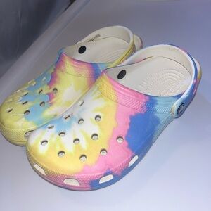 Tie Dye Crocs